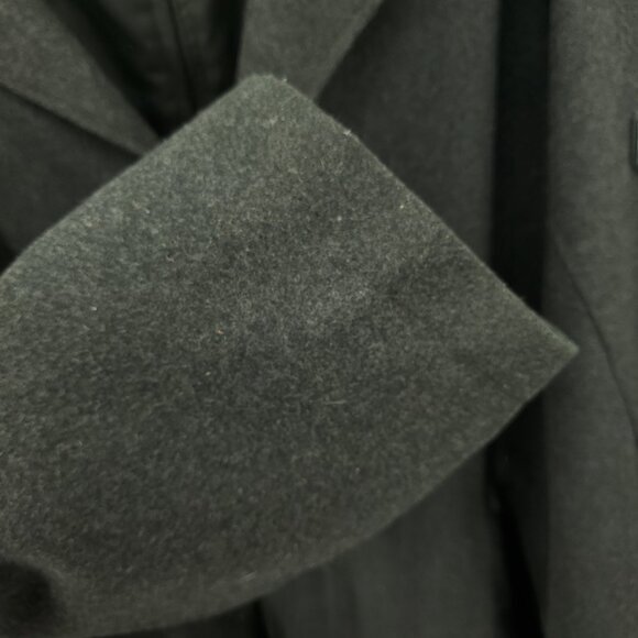 TUMI Tech Grey Wool Insulated Quilt Lined Zip-Up Jacket/Pea Coat XXL - Picture 13 of 16